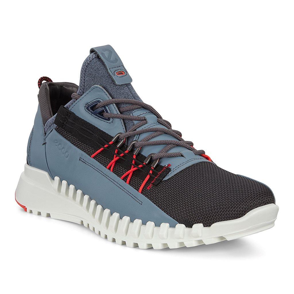 Baskets Ecco Zipflex Homme Bleu 4862-ORVPK